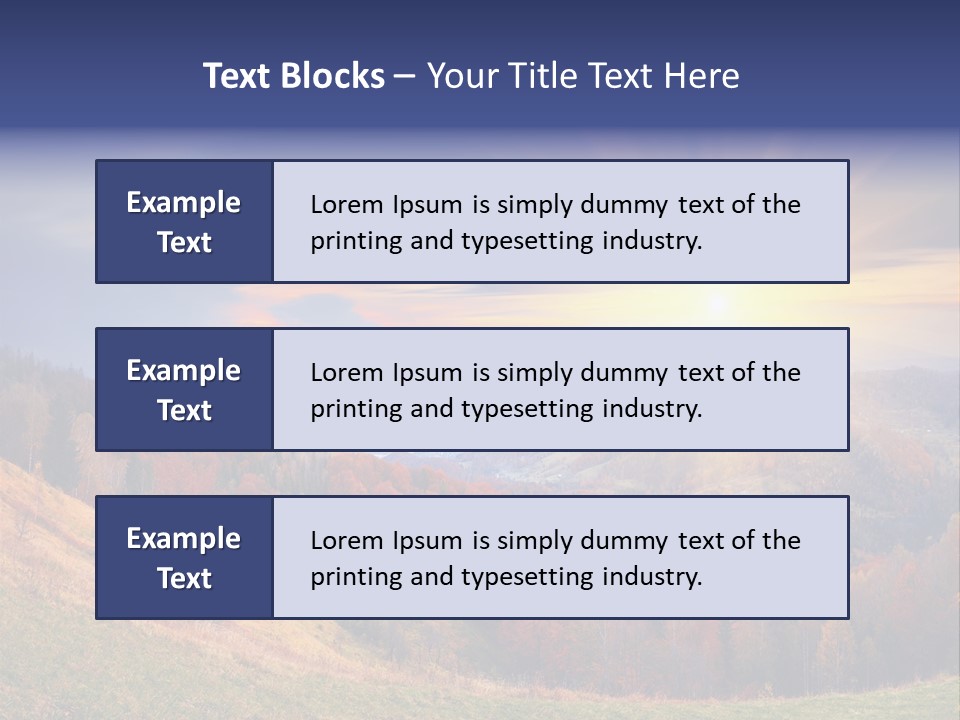 Natural Nature Floral PowerPoint Template