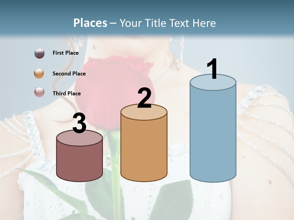 Veil Flower Marriage PowerPoint Template