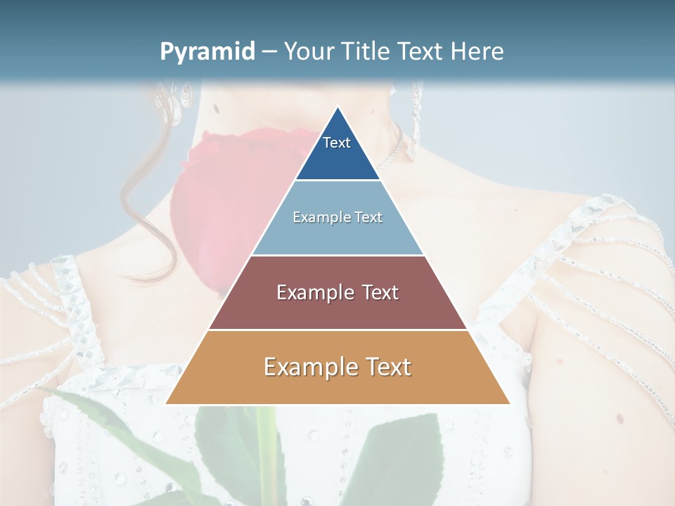 Veil Flower Marriage PowerPoint Template