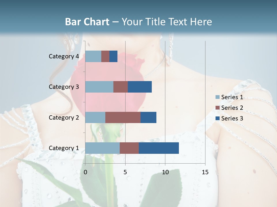 Veil Flower Marriage PowerPoint Template