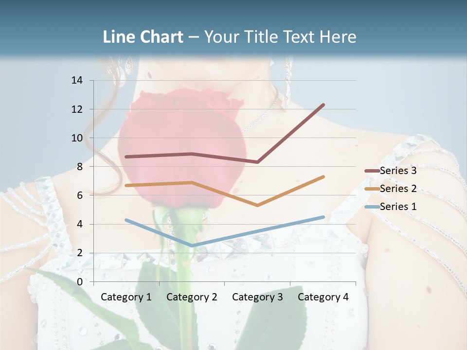 Veil Flower Marriage PowerPoint Template