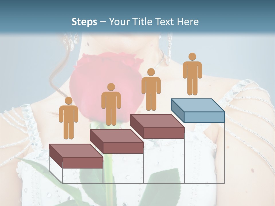 Veil Flower Marriage PowerPoint Template