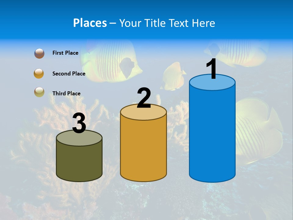 Underwater Behavior Image PowerPoint Template