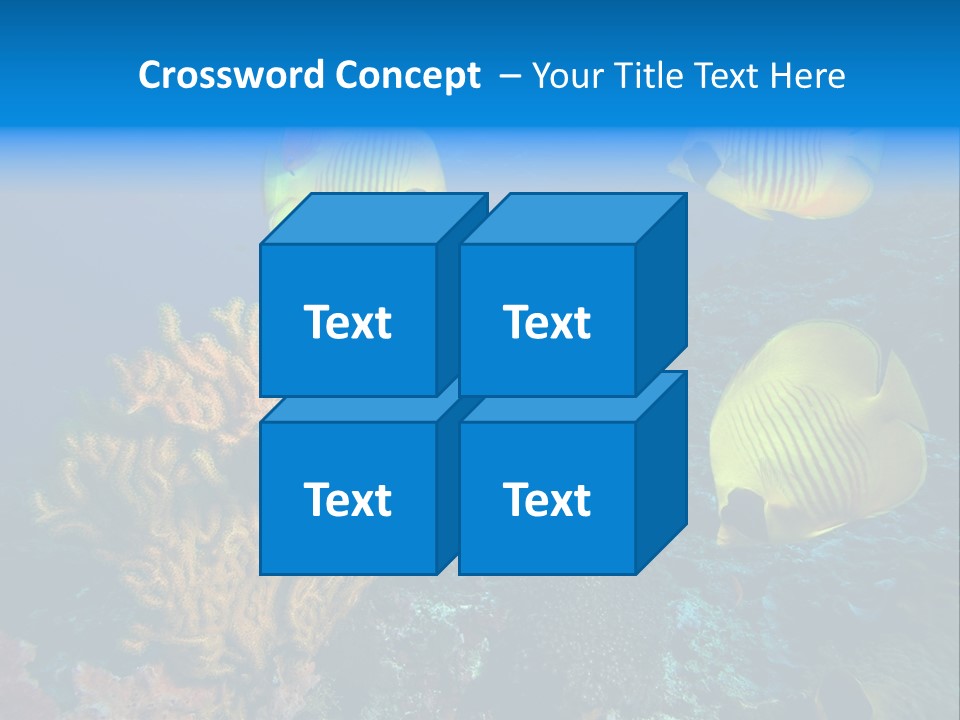 Underwater Behavior Image PowerPoint Template