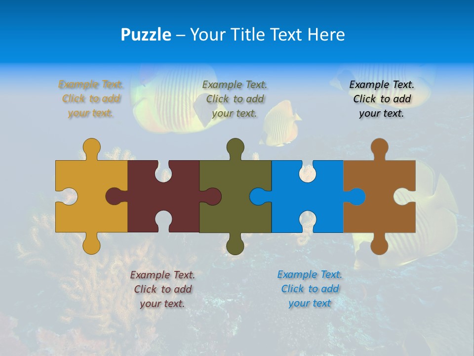 Underwater Behavior Image PowerPoint Template