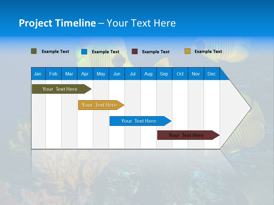 Underwater Behavior Image PowerPoint Template