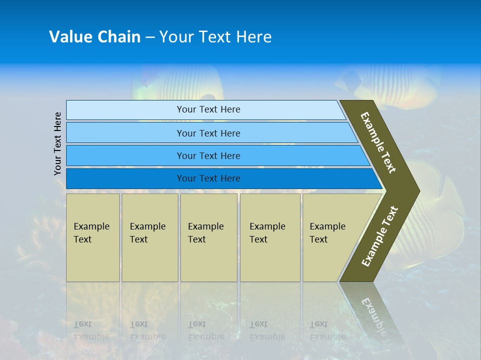 Underwater Behavior Image PowerPoint Template