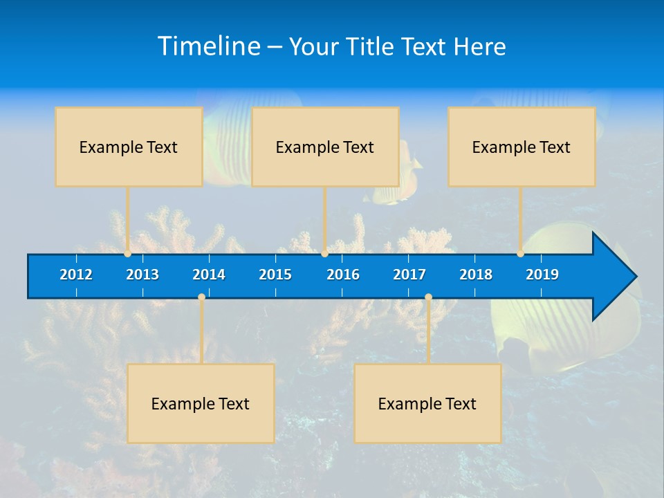 Underwater Behavior Image PowerPoint Template