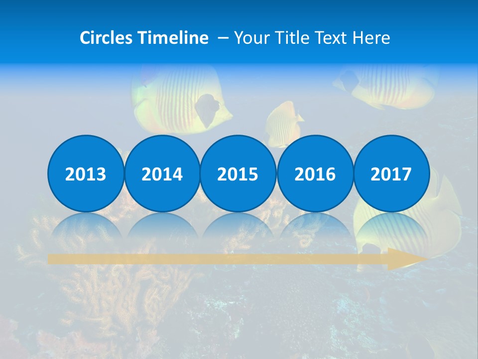 Underwater Behavior Image PowerPoint Template