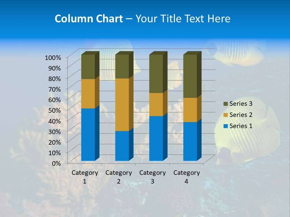 Underwater Behavior Image PowerPoint Template