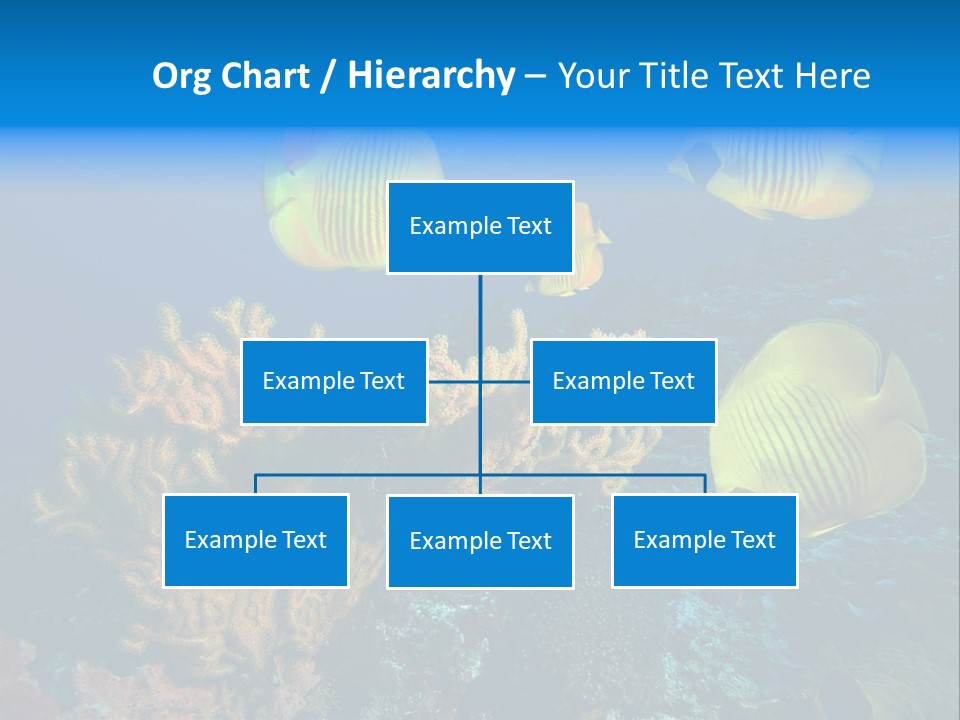 Underwater Behavior Image PowerPoint Template