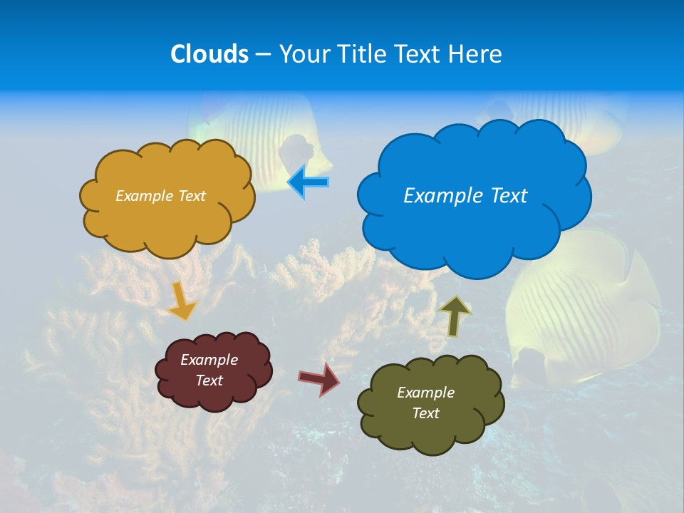 Underwater Behavior Image PowerPoint Template
