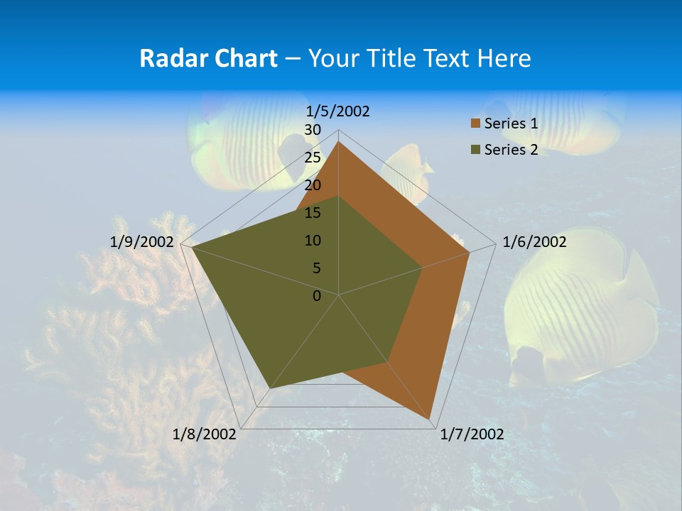 Underwater Behavior Image PowerPoint Template