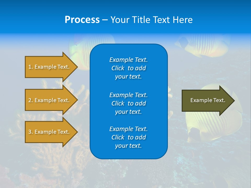 Underwater Behavior Image PowerPoint Template