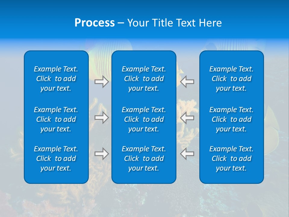 Underwater Behavior Image PowerPoint Template