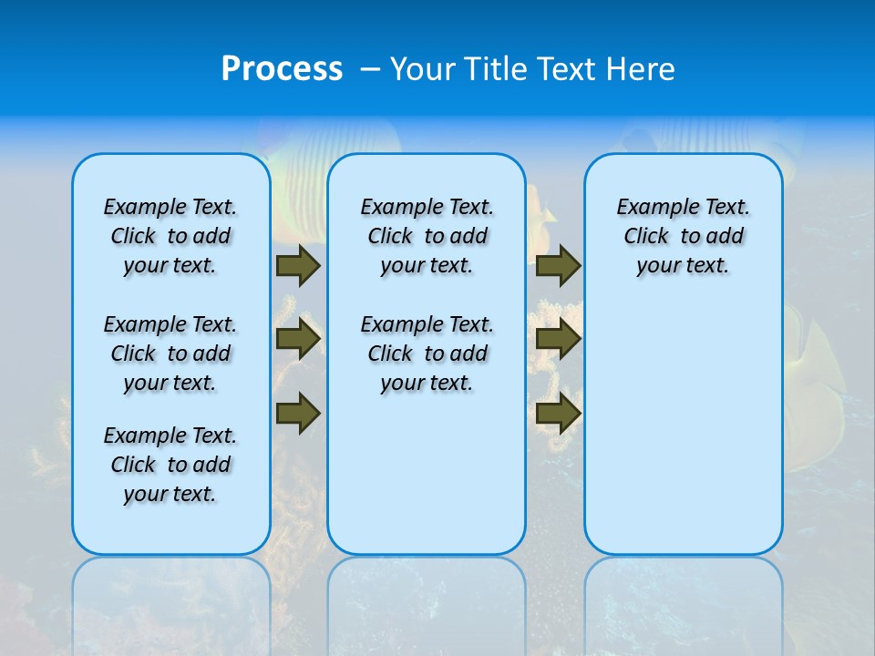 Underwater Behavior Image PowerPoint Template