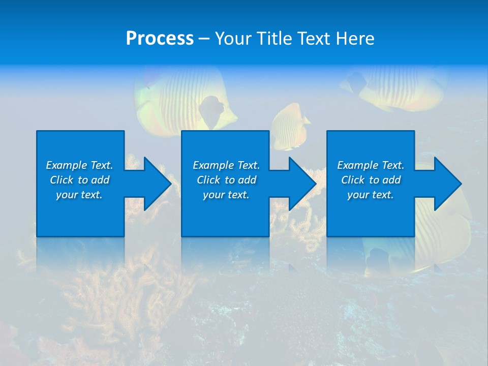 Underwater Behavior Image PowerPoint Template