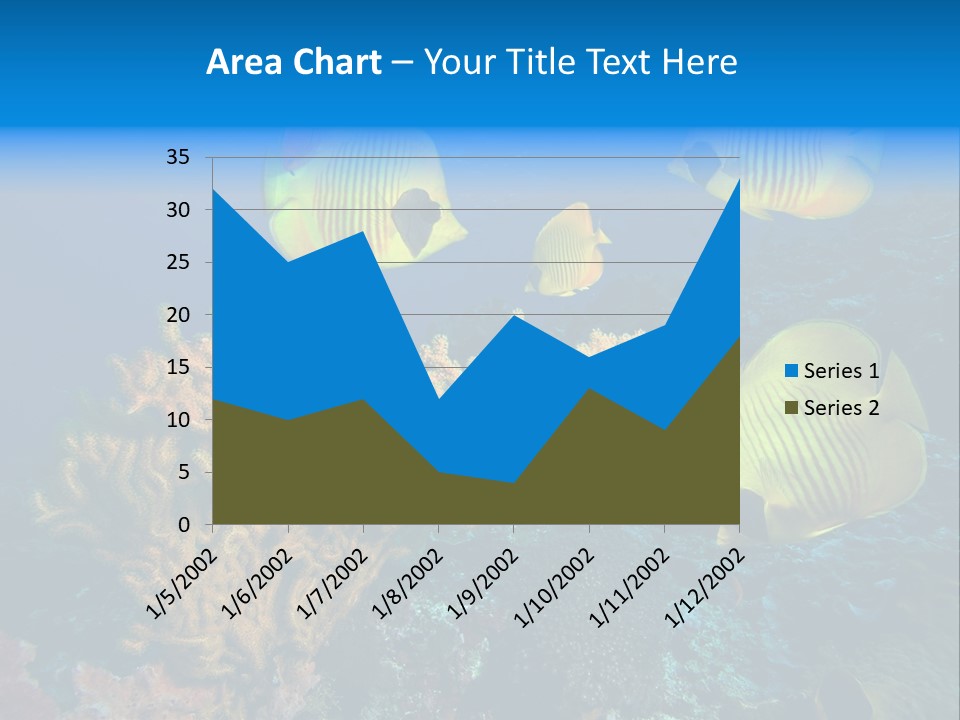 Underwater Behavior Image PowerPoint Template