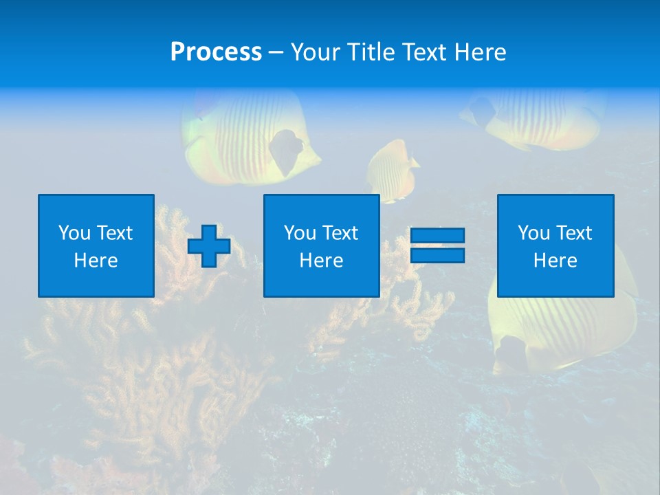 Underwater Behavior Image PowerPoint Template