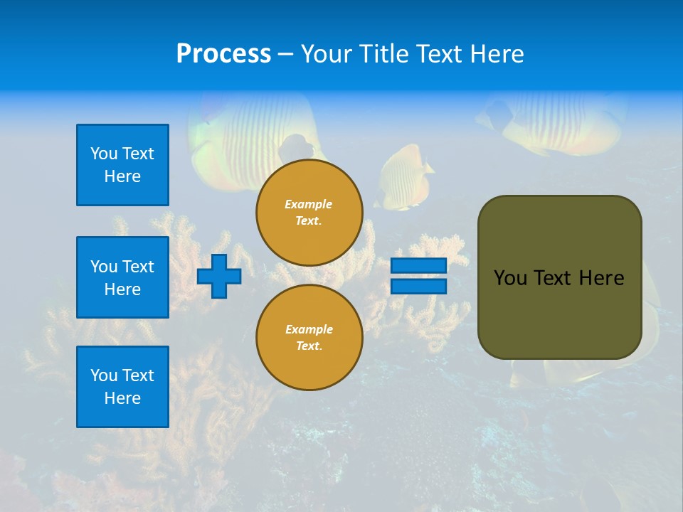 Underwater Behavior Image PowerPoint Template