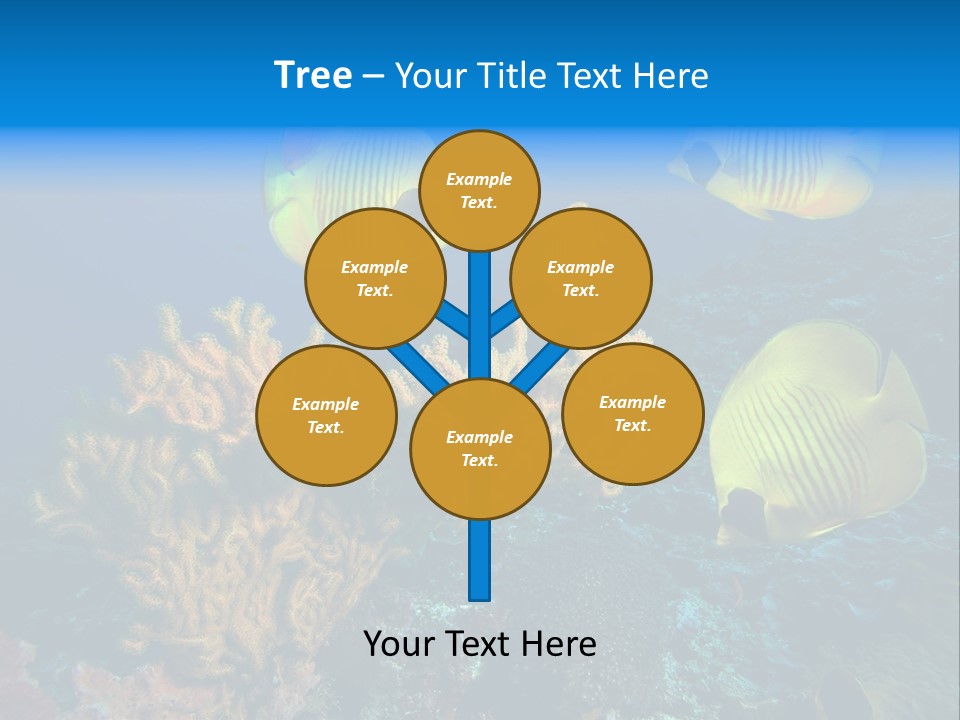 Underwater Behavior Image PowerPoint Template