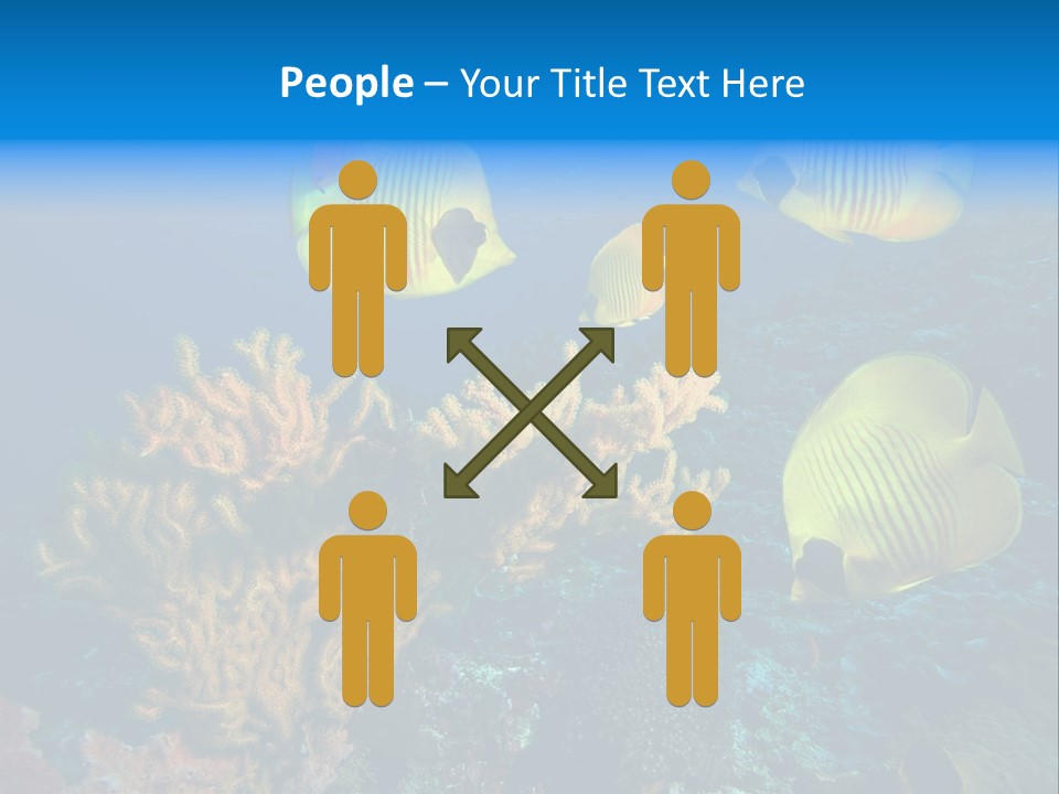 Underwater Behavior Image PowerPoint Template