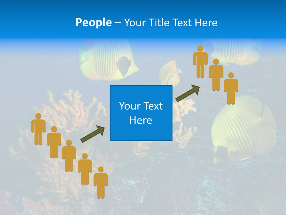 Underwater Behavior Image PowerPoint Template