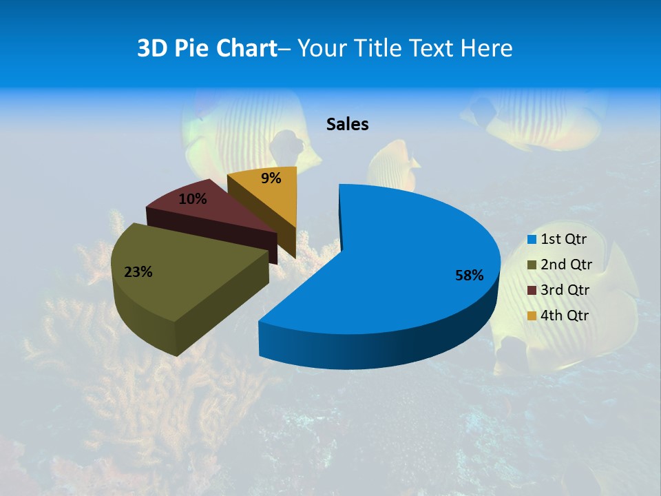 Underwater Behavior Image PowerPoint Template