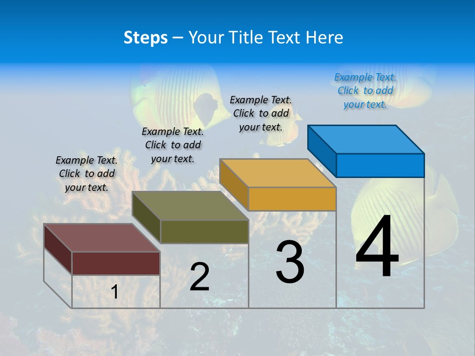 Underwater Behavior Image PowerPoint Template