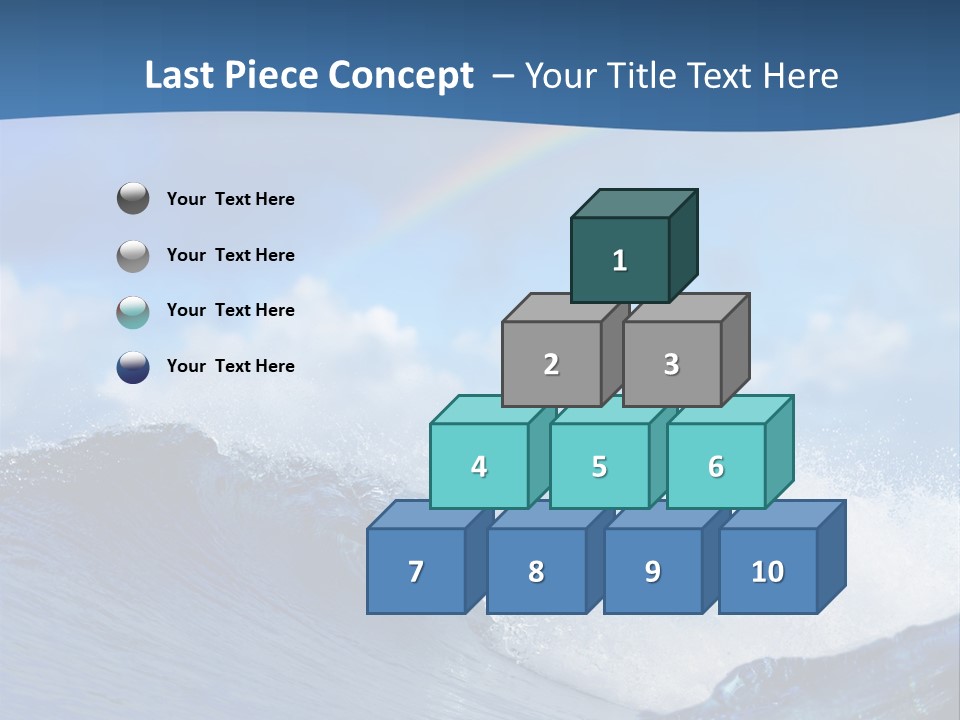 Brightly Diving Fish PowerPoint Template