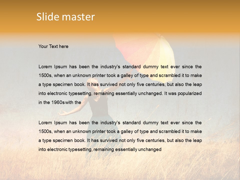Adult Color Autumn PowerPoint Template