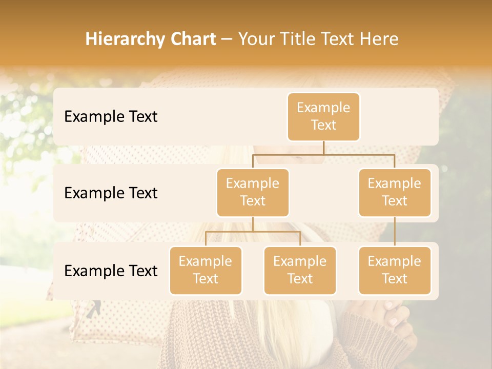 Portrait Parasol Busty PowerPoint Template