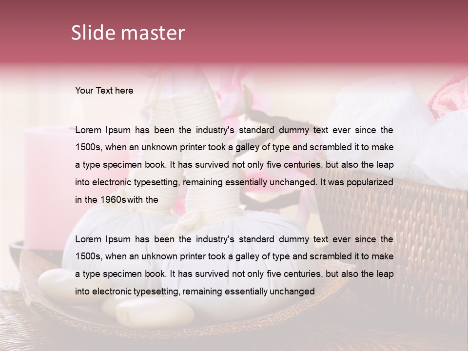 White Item Luxury PowerPoint Template