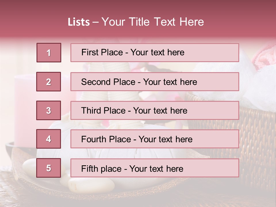 White Item Luxury PowerPoint Template