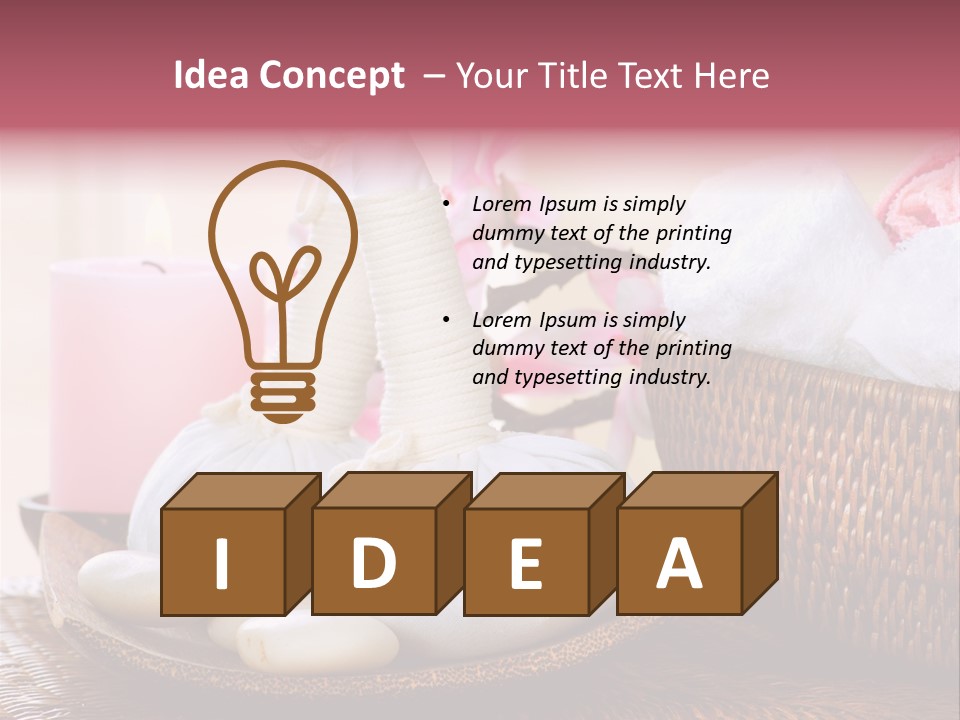 White Item Luxury PowerPoint Template