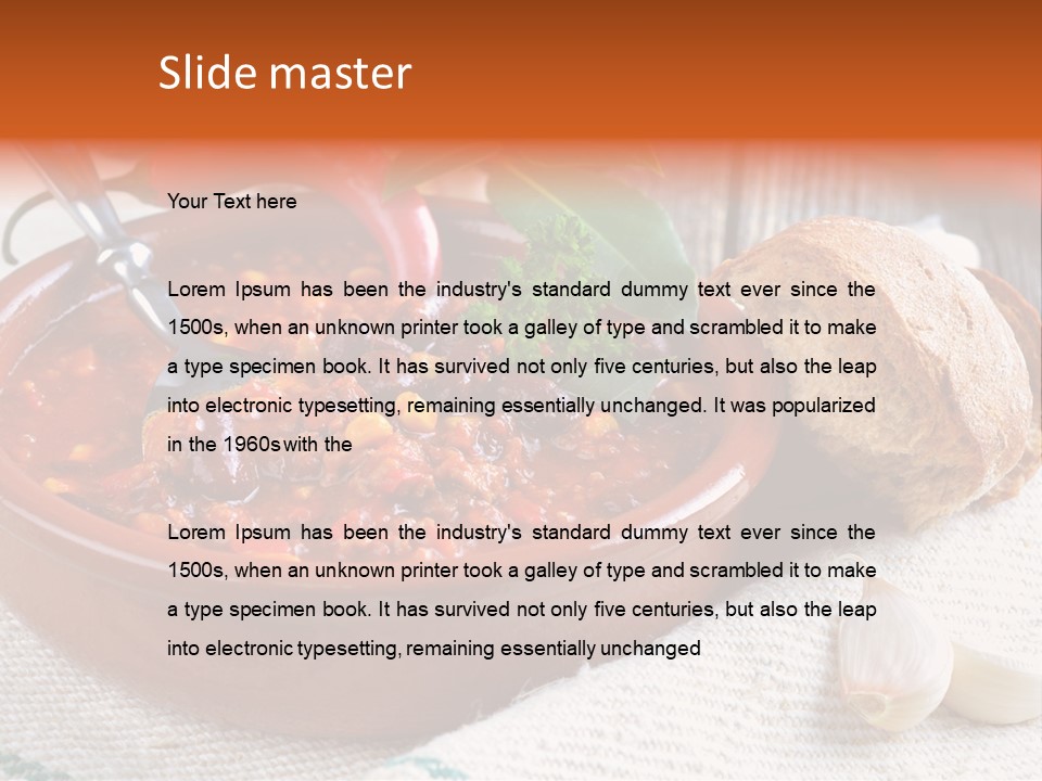 Snack Food Style PowerPoint Template