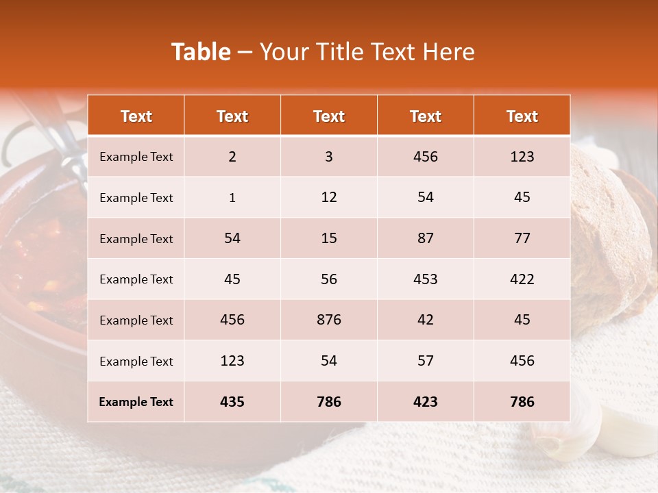 Snack Food Style PowerPoint Template
