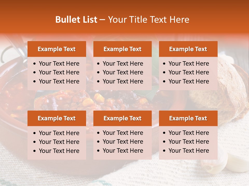 Snack Food Style PowerPoint Template