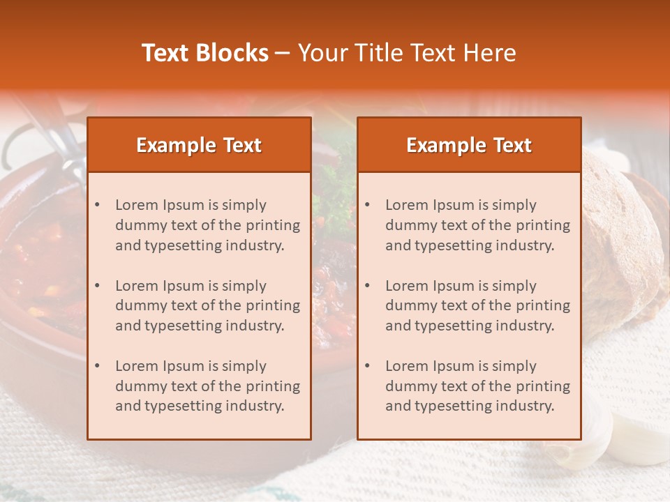 Snack Food Style PowerPoint Template