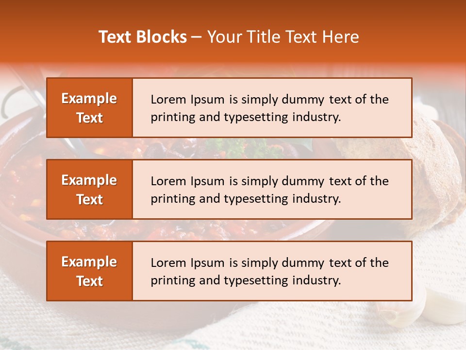 Snack Food Style PowerPoint Template