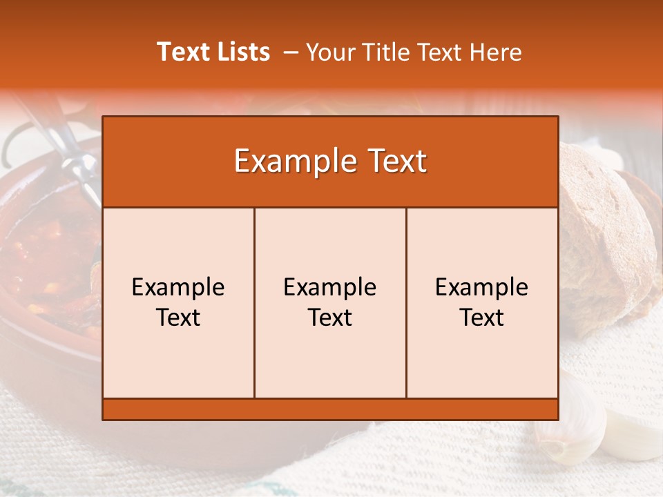 Snack Food Style PowerPoint Template