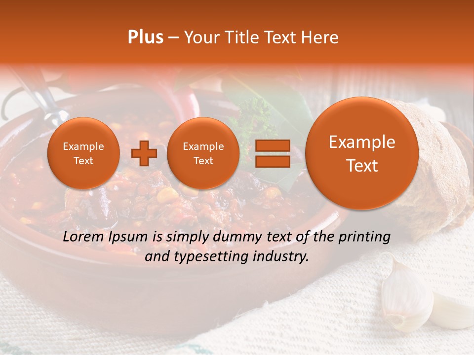 Snack Food Style PowerPoint Template