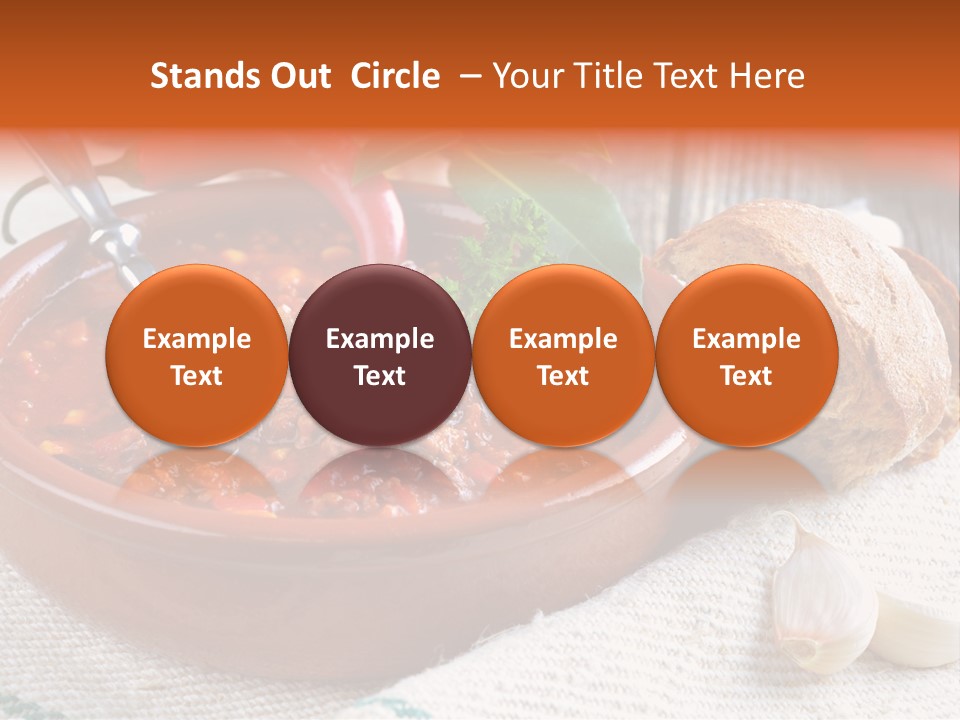 Snack Food Style PowerPoint Template