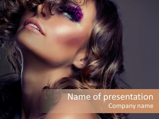 Beautiful Passion Brown PowerPoint Template