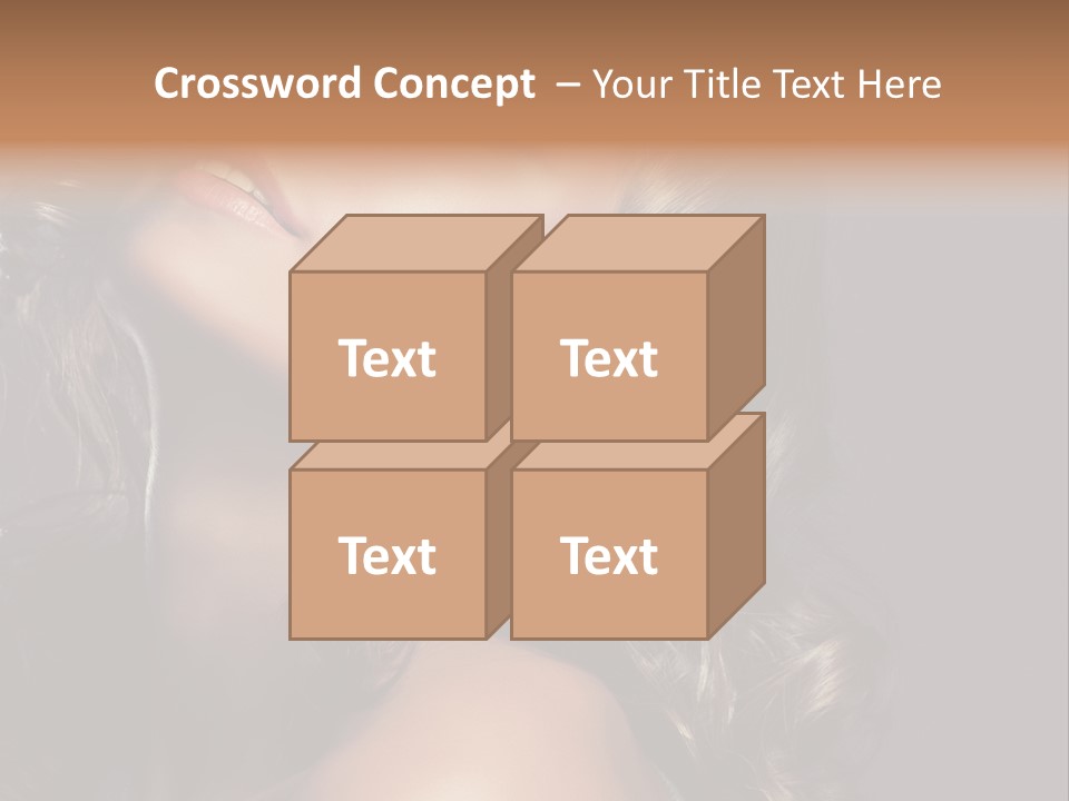 Beautiful Passion Brown PowerPoint Template