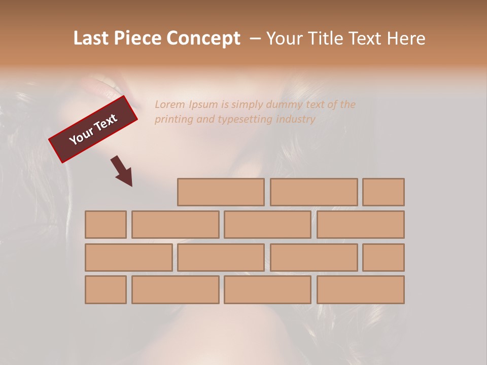 Beautiful Passion Brown PowerPoint Template