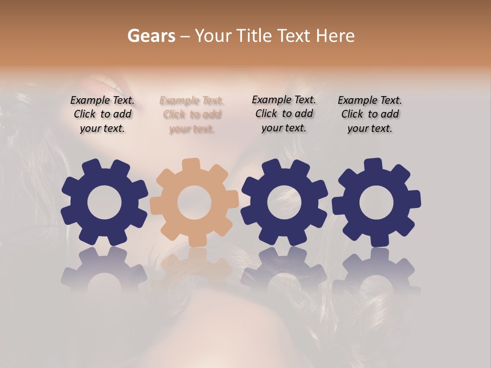 Beautiful Passion Brown PowerPoint Template