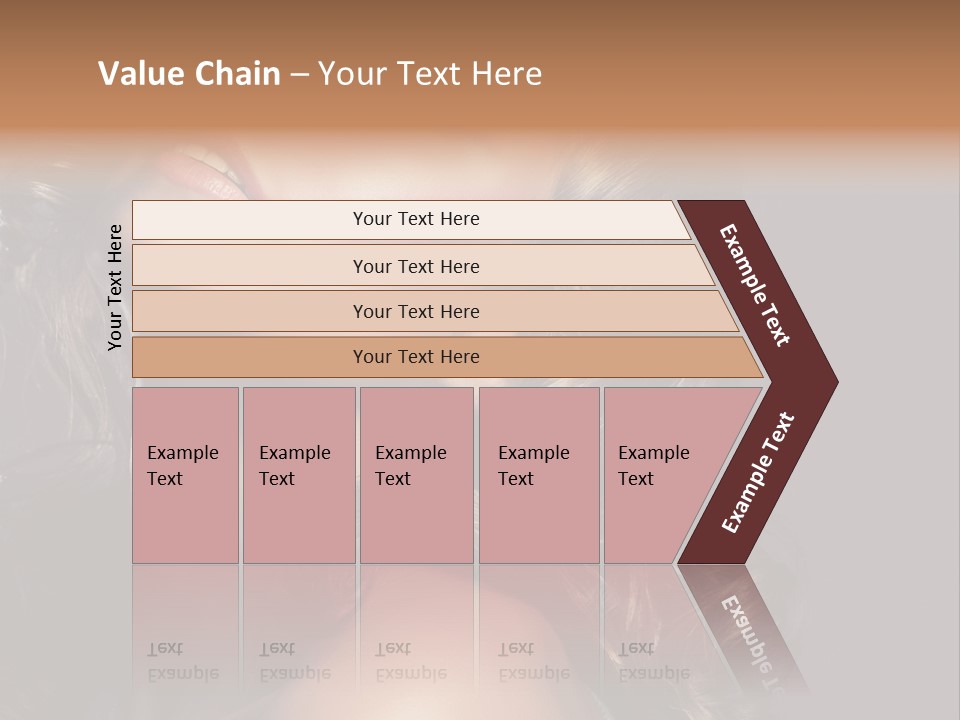 Beautiful Passion Brown PowerPoint Template