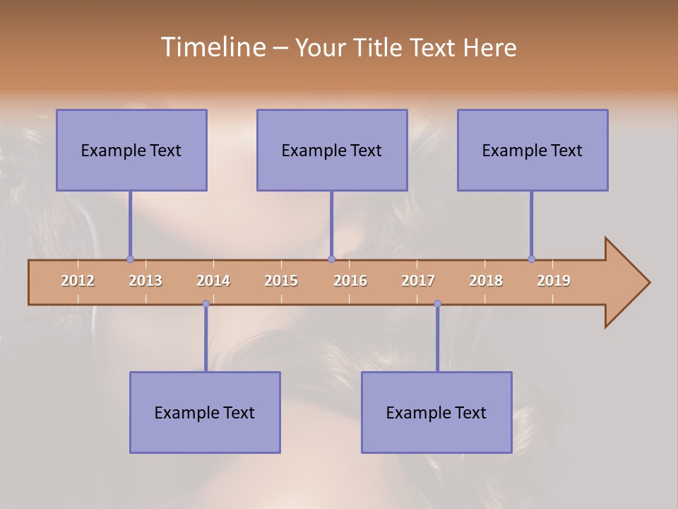 Beautiful Passion Brown PowerPoint Template