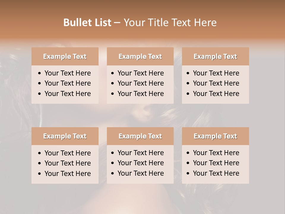 Beautiful Passion Brown PowerPoint Template